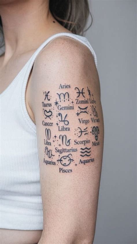 All Zodiac Signs Tattoos 60 Photos Astrologytoyou Com All Zodiac Signs Tattoos 60 Photos Astrologytoyou Com