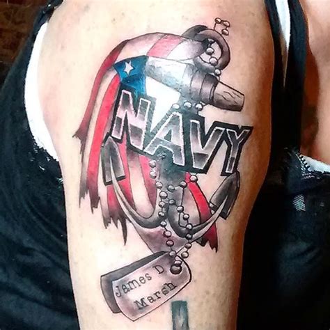 American Flag Navy Tattoos American Flag Navy Tattoos