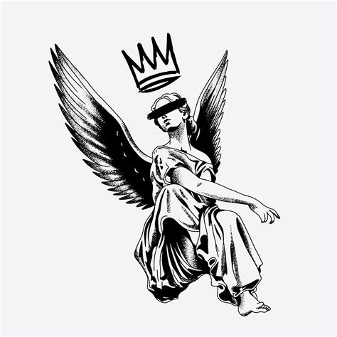 Angel Statue Semi Permanent Tattoo Angel Statue Semi Permanent Tattoo