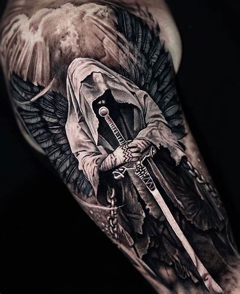 Angel Warrior Tattoo Warrior Tattoo Sleeve Dark Angel Tattoo Angel Warrior Tattoo Warrior Tattoo Sleeve Dark Angel Tattoo