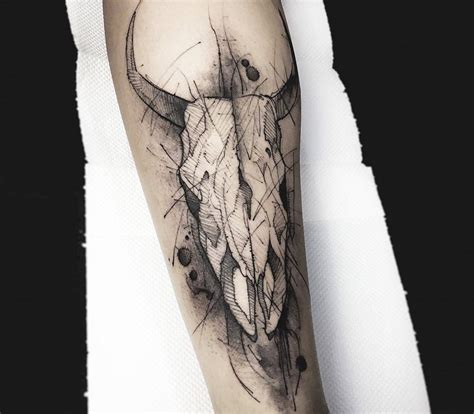 Animal Skull Tattoo By Dener Silva Photo 18749 Animal Skull Tattoo By Dener Silva Photo 18749