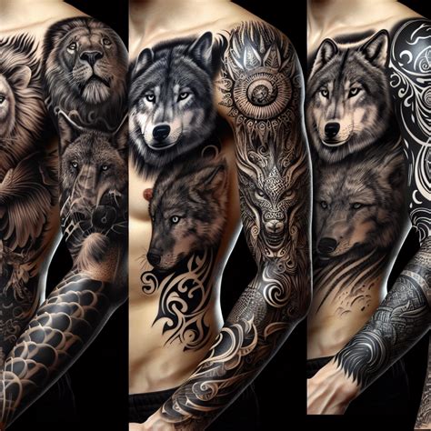 Animal Sleeve Tattoo Designs