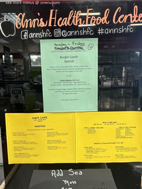 Ann's Health Food Dallas Tx