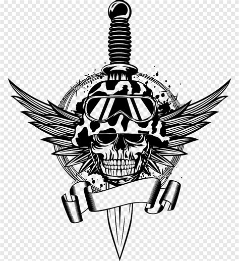 Army Skull Tattoo Designs