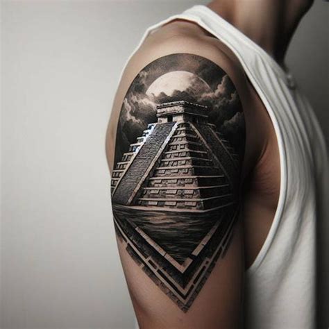 Aztec Pyramid Tattoos 80 Warrior Aztec Tattoo Designs Amp Meaning The