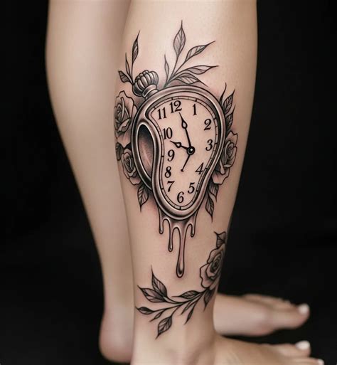 Back Of The Leg Tattoo