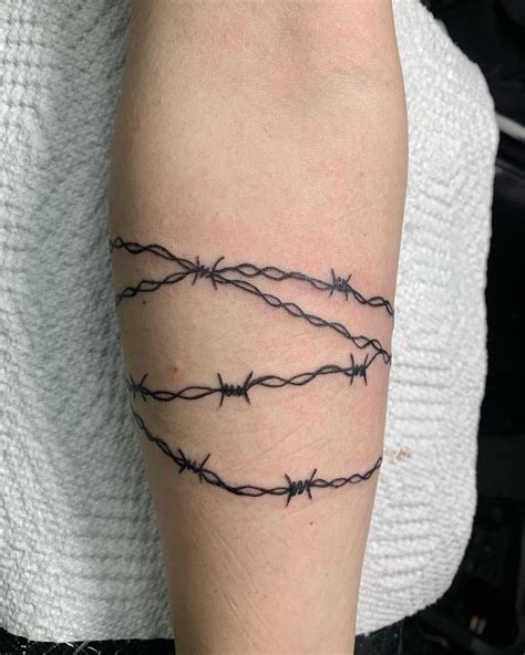 Barbed Wire Arm Sleeve Tattoo At Benjamin Bomar Blog