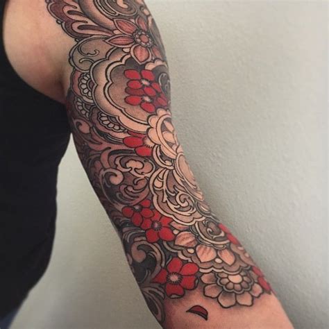 Beautiful 3 4 Sleeve Tattoo By Laura Jade Beautiful 3 4 Sleeve Tattoo By Laura Jade