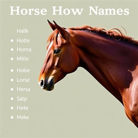 Best Horse Show Name Generator Vondy