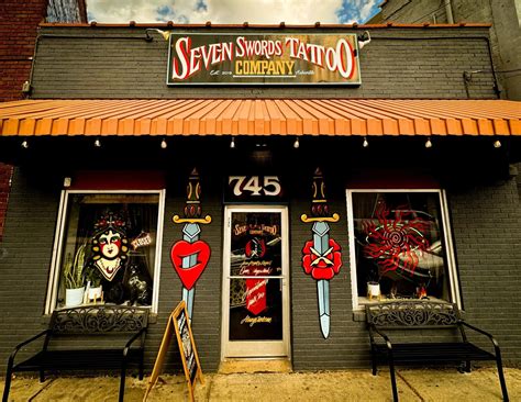 Best Tattoo Shop In Asheville Seven Swords Tattoo Company