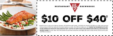 Best BJ's Restaurant Promo Code Savings!