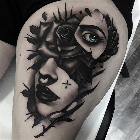 Black And Gray Tattoo Designs