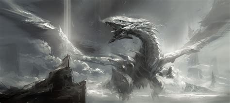 Black And Grey Dragon