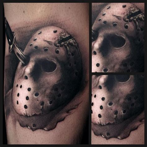 Black And Grey Friday The 13Th Tattoo By Ryan Mullins Tattoonow Black And Grey Friday The 13Th Tattoo By Ryan Mullins Tattoonow