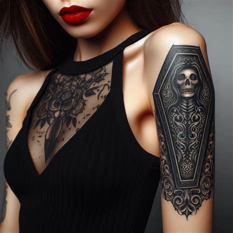 Black Coffin Your Own Tattoo Design Custom Designs Crafted For Black Coffin Your Own Tattoo Design Custom Designs Crafted For