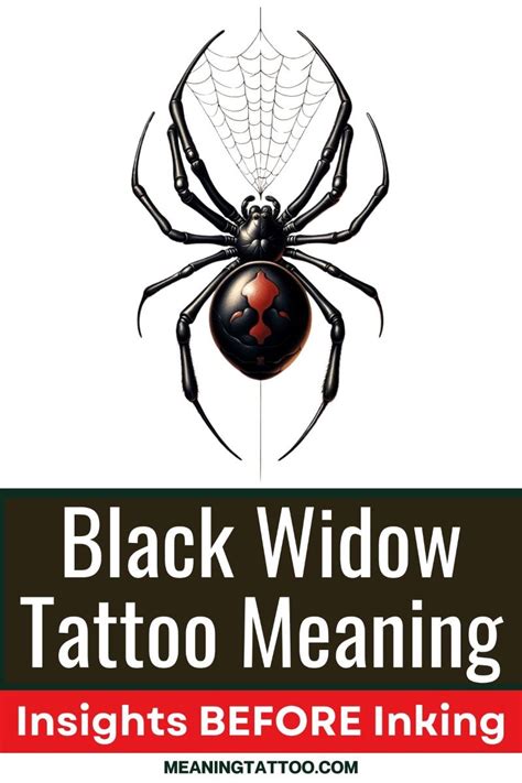 Black Widow Tattoo Meanings Unraveling The Web Of Symbolism Artofit