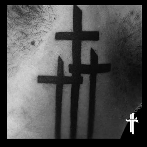 Bold Triple Cross Tattoo Ideas 2026 Bold Triple Cross Tattoo Ideas 2026