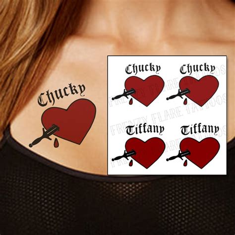 Bride Of Chucky Heart Tattoo