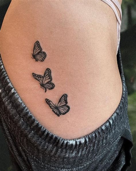 Butterfly Stomach Tattoos