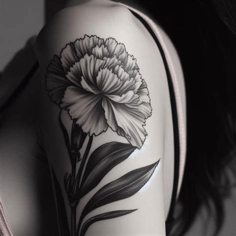 Carnation Tattoo Embracing Love And Symbolism In Body Art Your Own