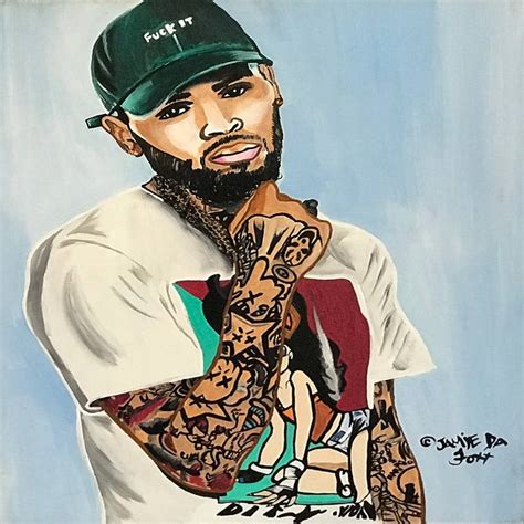 Chris Brown Cartoon Tattoo Chris Brown Cartoon Tattoo