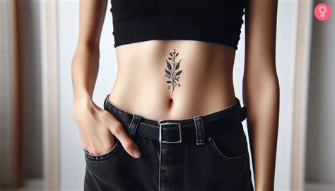 Classy Stomach Tattoos Womens