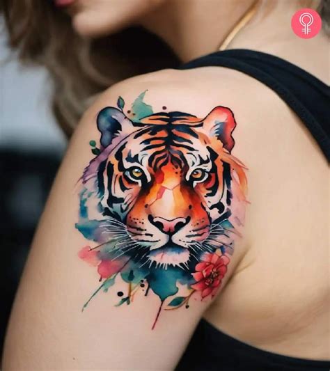 Colorful Tiger Tattoo Colorful Tiger Tattoo