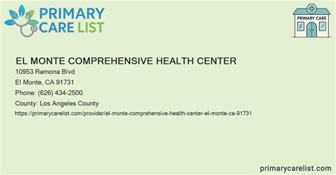 Comprehensive Health Center El Monte