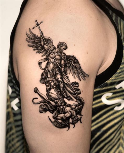 Create A Modern Take On St Michael The Archangel For My Tattoo Tattoo Contest 99Designs