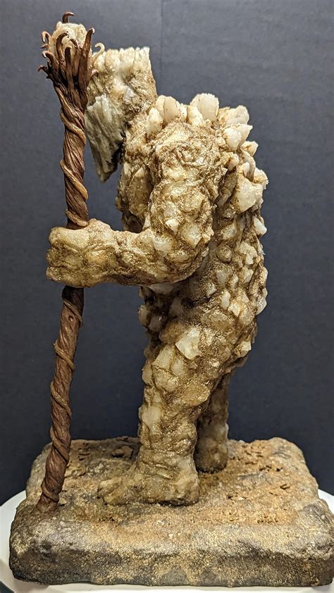 Creating A Rock Golem Wizard Sculpture A Mixed Media Art Piece Rock