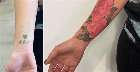 Creative Wrist Cover Up Tattoos