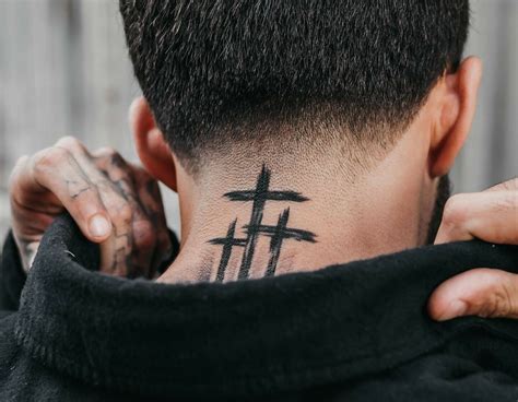 Cross Neck Tattoos