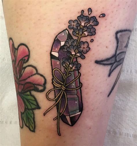 Crystal Flower Tattoos Trex Skull And Crystal Flowers By Amber At Crystal Flower Tattoos Trex Skull And Crystal Flowers By Amber At