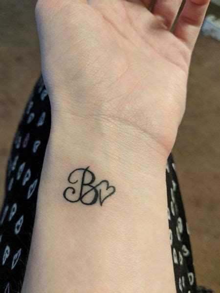 Cursive Letter B Tattoo Designs