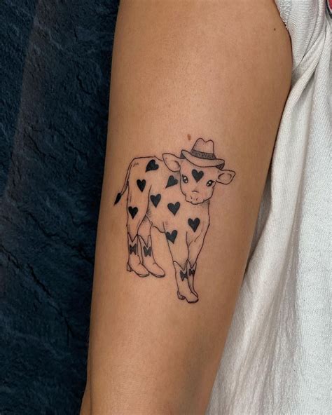 Cute Cow Tattoo Cute Cow Tattoo