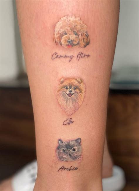 Cute Dogs Tattoo Inkstylemag Cute Dogs Tattoo Inkstylemag