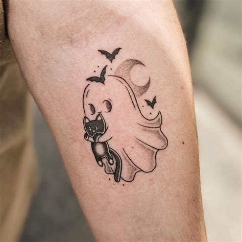 Cute Ghost Tattoos Cute Ghost Tattoos