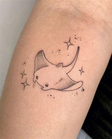 Cute Stingray Tattoo