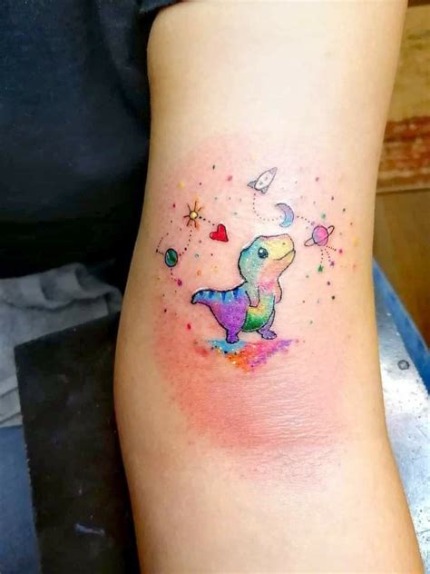 Cute T Rex Tattoo