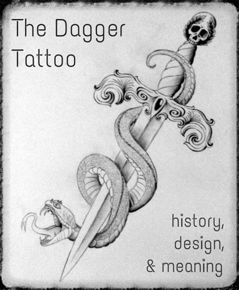 Dagger Tattoos Ideas Designs And Meanings Hubpages