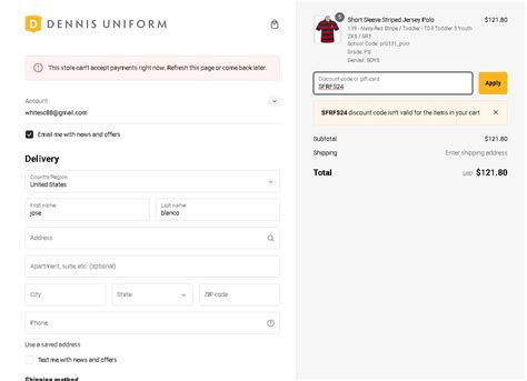 Top dennis uniform discount code reveals!