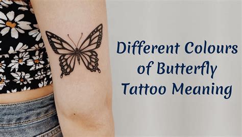 Different Colors Of Butterfly Tattoo Meaning Amp Symbolism