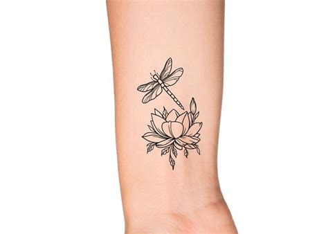 Dragonfly Lotus Feminine Outline Temporary Tattoo Wildflower Insect Floral And Leaves Outline Tattoo Etsy Dragonfly Lotus Feminine Outline Temporary Tattoo Wildflower Insect Floral And Leaves Outline Tattoo Etsy