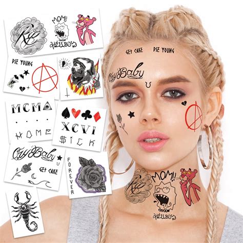 Fashion Tats Lil Peep Temporary Tattoos Includes Face Neck Hands Realistic Skin Safe Made In The Usa Removable Buy Online At Best Price In Ksa Fashion Tats Lil Peep Temporary Tattoos Includes Face Neck Hands Realistic Skin Safe Made In The Usa Removable Buy Online At Best Price In Ksa