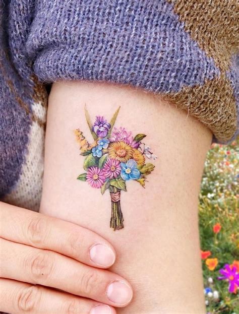 Flower Bouquet Tattoo Artofit Flower Bouquet Tattoo Artofit