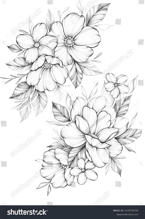 Flower Outline Tattoo Designs Flower Outline Tattoo Designs