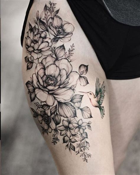 Flower Tattoos For The Thigh Forearm Tattoo Ideas