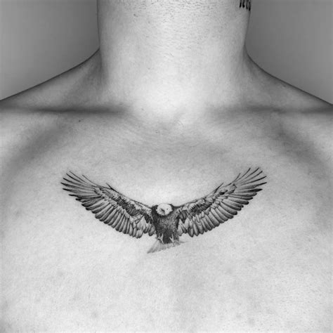 Flying Eagle Tattoo Located On David Shaban Amp 39 S Chest