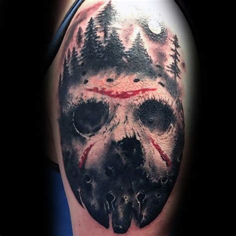 Friday The 13Th Jason Mask Tattoo Friday The 13Th Jason Mask Tattoo