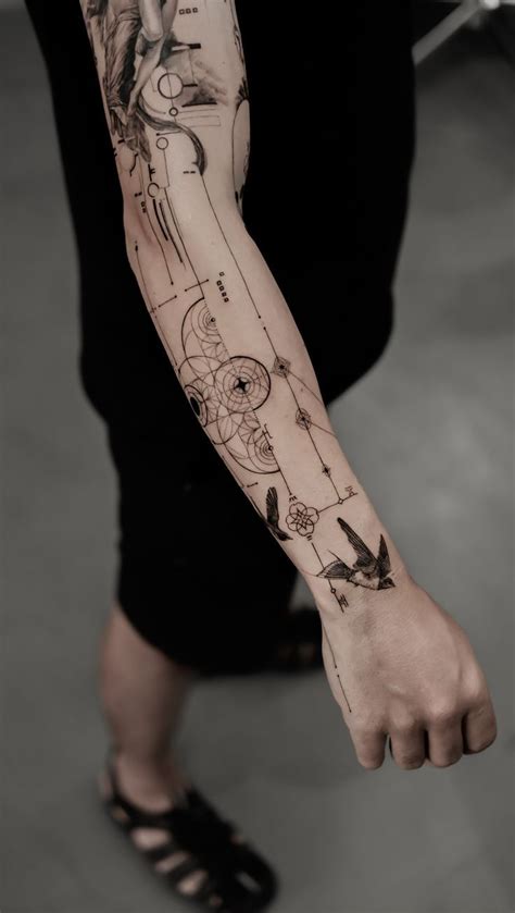 Full Fine Line Tattoos On Instagram